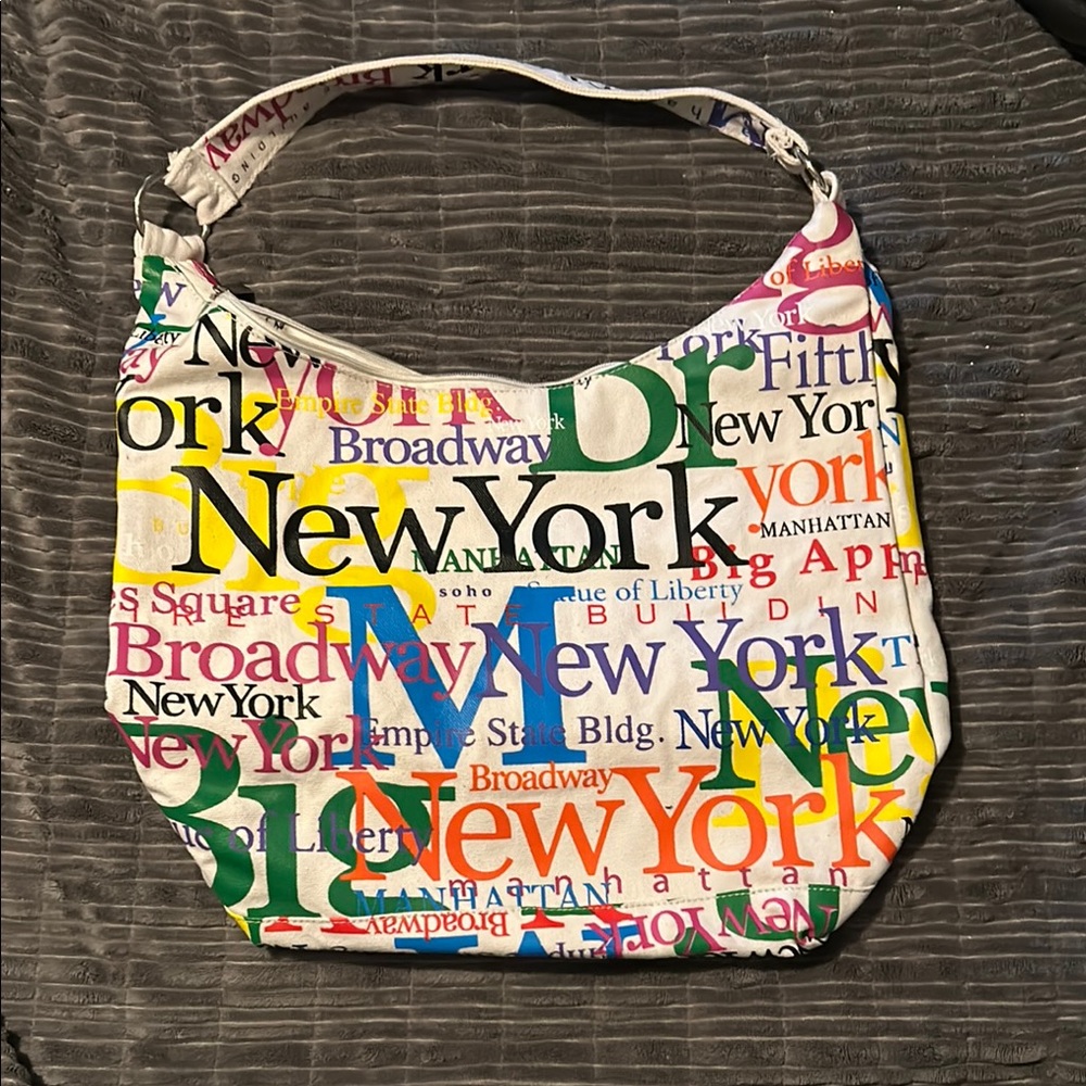 Colorful New York Print Women's Bag
